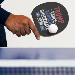 Trump Vance Kennedy take America back again Ping Pong Paddle