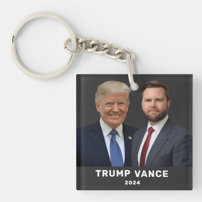 Trump Vance  Key Ring (Front)