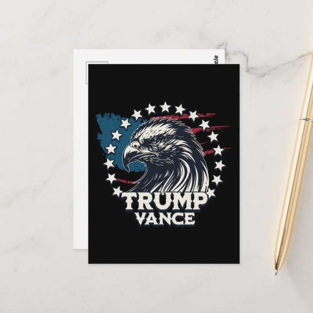 Trump Vance Postcard (Front/Back In Situ)