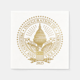 Trump Vance President Inaugural Logo Inauguration Napkin