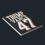 Trump Vance President Vintage Trump Wins Notepad<br><div class="desc">Trump Vance President Vintage Trump Wins Inauguration Day</div>