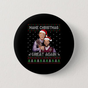 Trump Vance Shirt Brothers Make Christmas Great Ag 6 Cm Round Badge