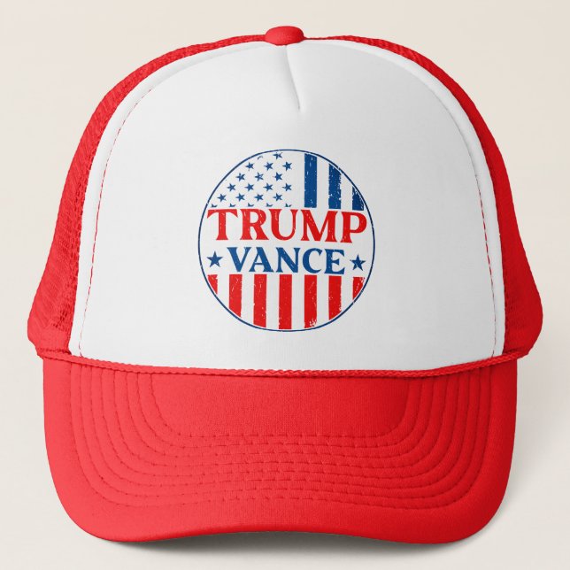 Trump Vance Trucker Hat (Front)