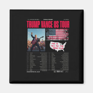 Trump Vance Us Tour Magnet