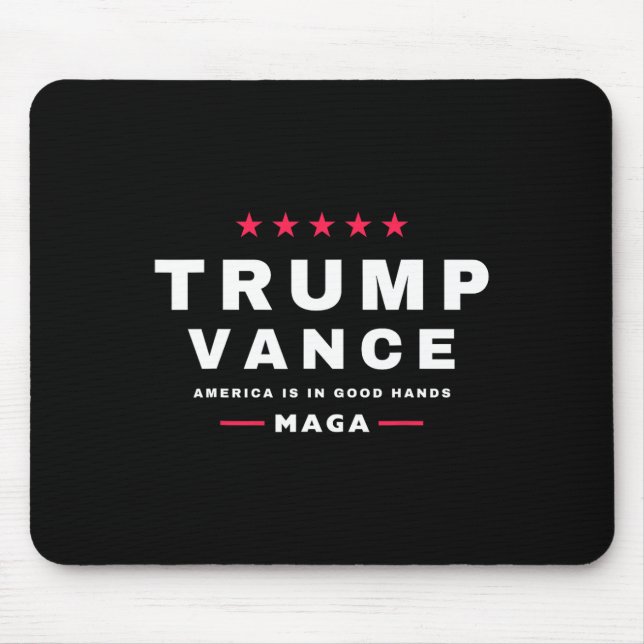 Trump Vance We Won Inauguration Day 47th President Mouse Pad (Front)