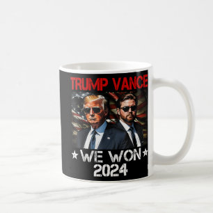 Trump Vance We Won Win Inauguration Day 2025 47th Coffee Mug