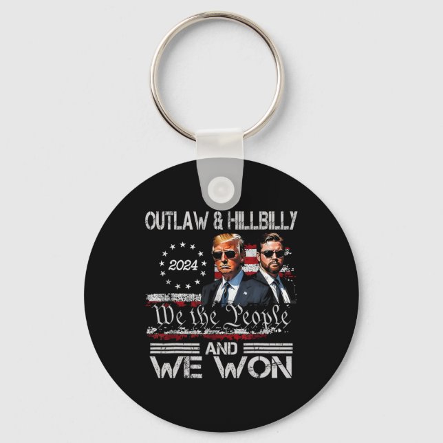 Trump Vance We Won Win Inauguration Day 2025 47th  Key Ring (Front)