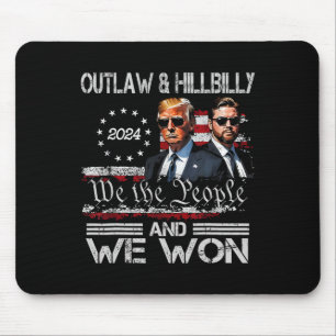 Trump Vance We Won Win Inauguration Day 2025 47th  Mouse Pad