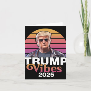 Trump Vibes 2025 Chiffon Top  Card