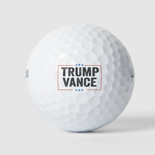 Trump Vice President Vance President Election USA Golf Balls (Front)