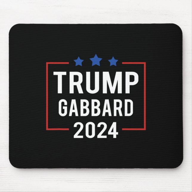 Trump Vp Gabbard 2024 Election  Mouse Pad (Front)