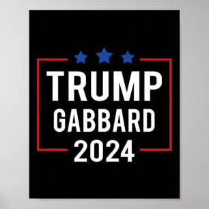Trump Vp Gabbard 2024 Election  Poster