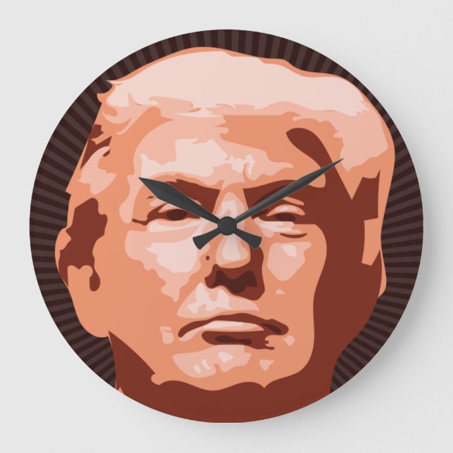 trump wall clock (Front)