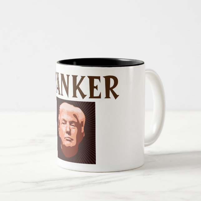 Trump Wanker Coffee Mug (Front Right)