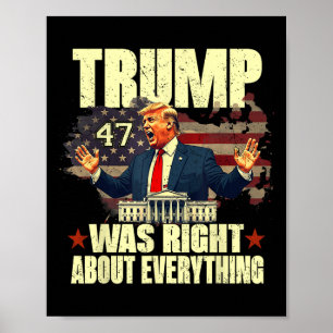 Trump Was Right About Everything  Poster