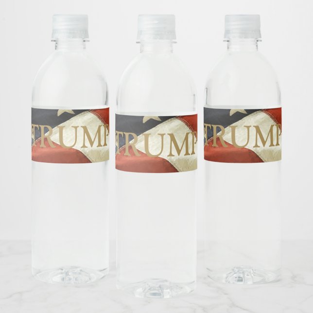 TRUMP WATER BOTTLE LABEL (Bottles)
