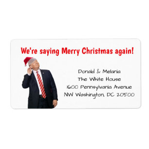 Trump: we're saying merry Christmas again