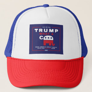 Trump. What A C*** - Anti-Trump campaign poster - Trucker Hat
