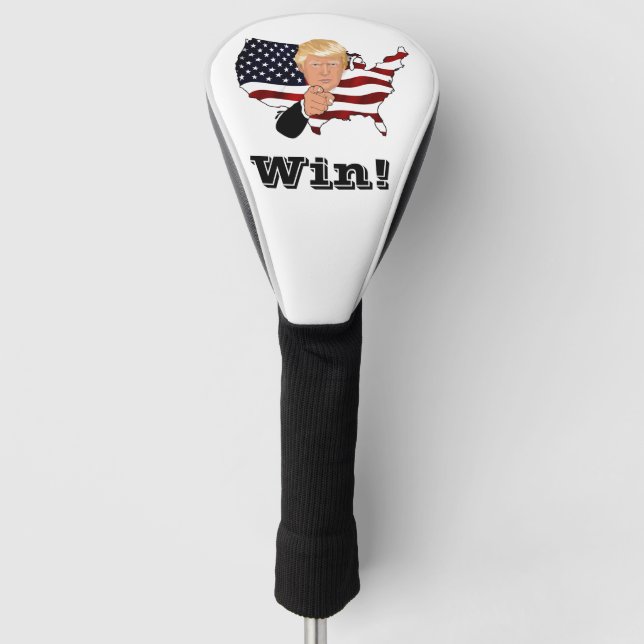 TRUMP Win! Golf Head Cover (Front)