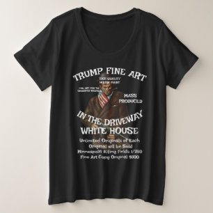 Trump Wind Gone With Birth Nation Wh Films Tuesday Plus Size T-Shirt