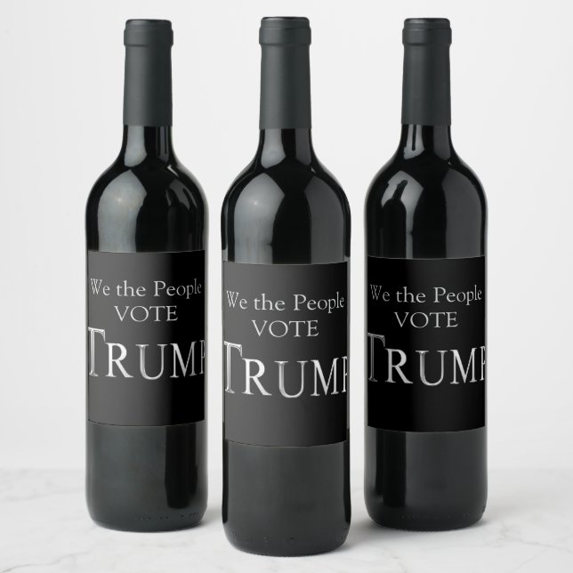 TRUMP WINE LABEL (Bottles)