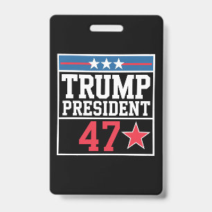 Trump Wins 2024 Election Trump Won 2024 ID Badge
