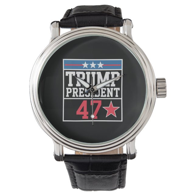 Trump Wins 2024 Election Trump Won 2024 Watch (Front)