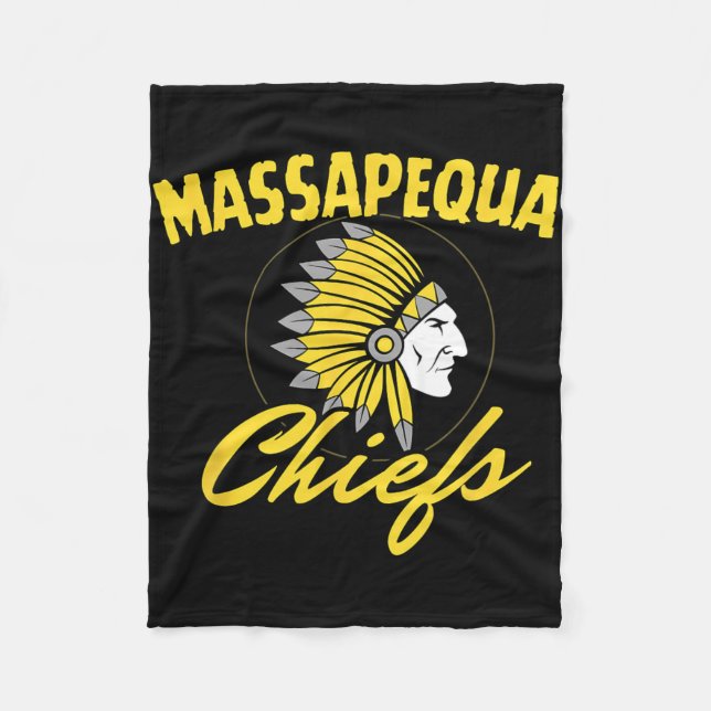 Trump With Mapequa Chiefs 2025  Fleece Blanket (Front)