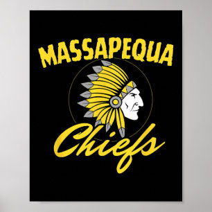 Trump With Mapequa Chiefs 2025 Poster