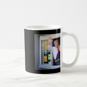 Trump With Mc Donald Trump Worker Vote For Trump Coffee Mug