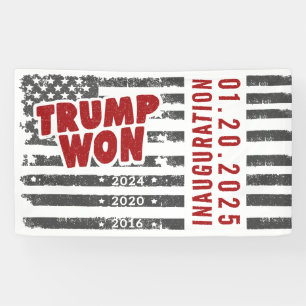 Trump Won 2024 Banner