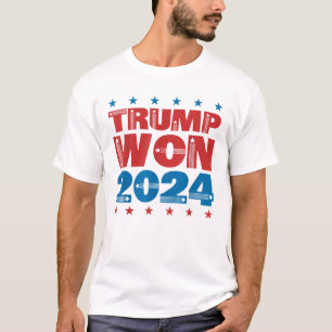 Trump Won 2024 Get Over It US 47th President T-Shirt