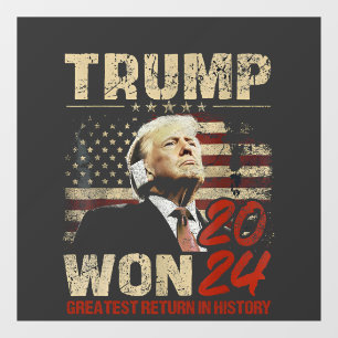 Trump Won 2024 Greatest Return in the History