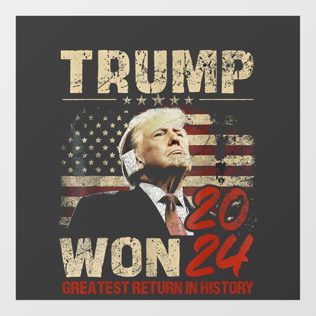 Trump Won 2024 Greatest Return in the History  (Sheet)