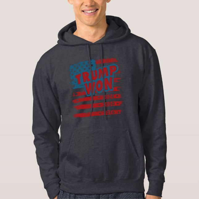Trump Won 2024 Hoodie (Front)