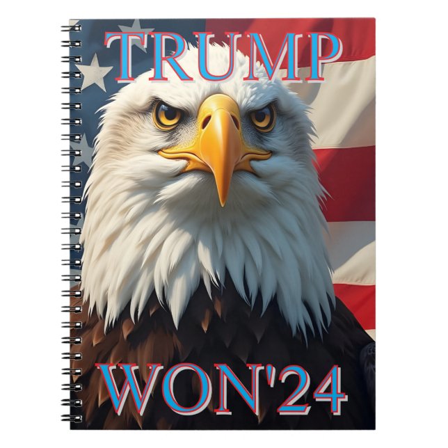 TRUMP WON 2024 NOTEBOOK (Front)