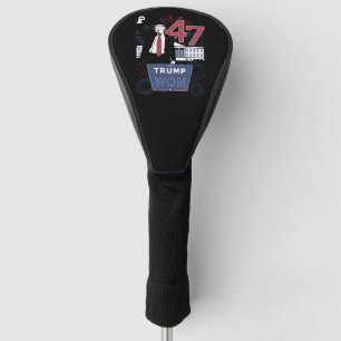 Trump Won 2024 President 47 America USA Golf Head Cover