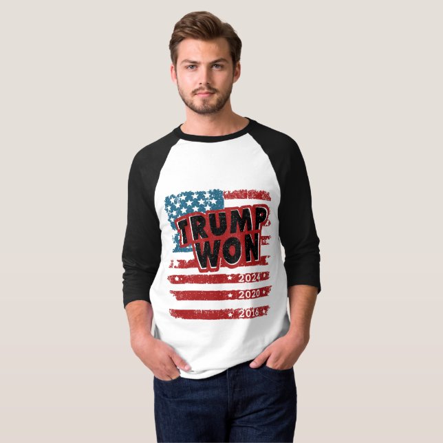 Trump Won 2024 T-Shirt (Front Full)