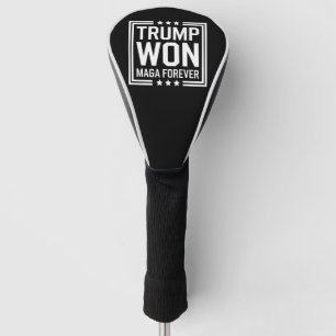 Trump won 47th US President Maga Election 2024 Golf Head Cover