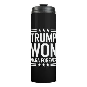Trump won 47th US President Maga Election 2024 Thermal Tumbler