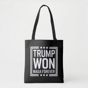 Trump won 47th US President Maga Election 2024 Tote Bag