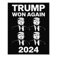 Trump Won Again 2024 Election Inauguration Day 47 