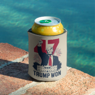 Trump Won Again 2024 Election President 47 th  Can Cooler