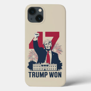 Trump Won Again 2024 Election President 47 th iPhone 13 Case