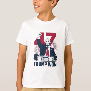 Trump Won Again 2024 Election President 47 th T-Shirt