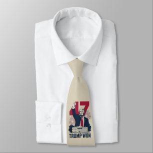 Trump Won Again 2024 Election President 47 th  Tie