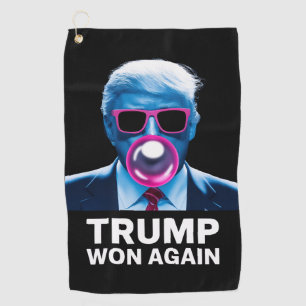 Trump Won Again 2024 Election Vote President 47th Golf Towel