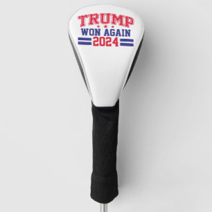 Trump Won Again 2024 Golf Head Cover