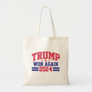 Trump Won Again 2024 Tote Bag
