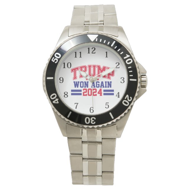 Trump Won Again 2024 Watch (Front)